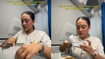 Pramugari Ungkap Cara Makan Kru di Ketinggian 25.000 Kaki