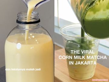 Susu Jagung Manis Viral, Kreasi Minuman Kafe yang Unik dan Lezat