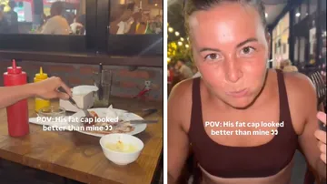 Viral! Wanita Nekat Habiskan Steak Sisa Pelanggan Lain