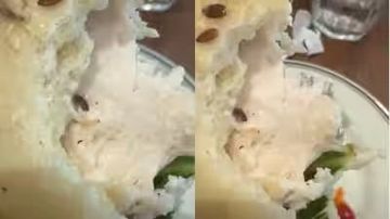 Ngeri! Cacing Menggeliat di Sandwich Restoran Ternama