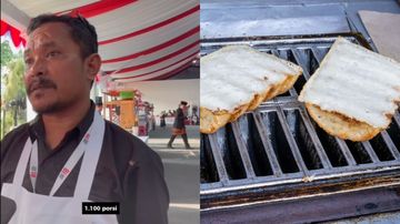 Terharu, Pedagang Kue Pancong Diundang ke Istana HUT RI