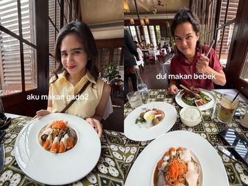 6 Tahun Pacaran, Dul & Tissa Biani Kulineran di Kota Tua
