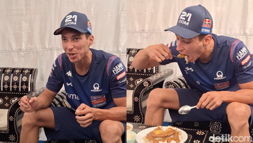 Toprak Razgatlioglu Cicipi Ketoprak di MotoGP Mandalika