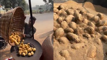 Viral! Miliarder India Ngiler Lihat Kentang Dipanggang Pakai Pasir