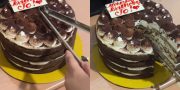 Hack Potong Kue Ulang Tahun Estetik Cuma Pakai Capitan Stainless